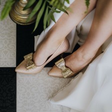 Szpilki w szpic Rimini Rose Gold