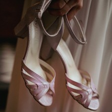 Sandałki taneczne Butterfly z paseczkami lawendowe